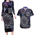 First Nations Darts NAIDOC 2026 Couples Matching Long Sleeve Bodycon Dress and Hawaiian Shirt Aboriginal Dot Art
