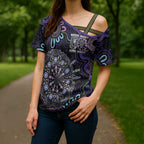 First Nations Darts NAIDOC 2026 Cross Shoulder Shirt Aboriginal Dot Art