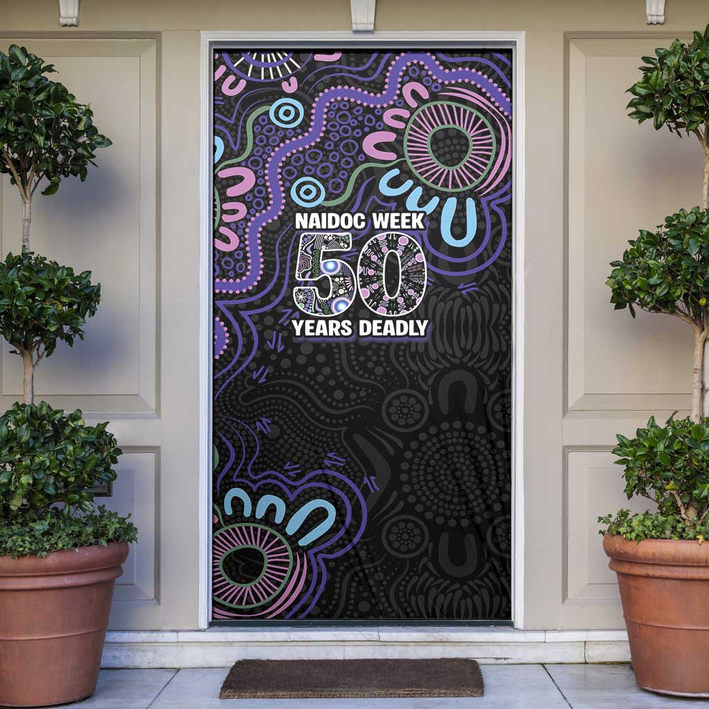 First Nations Darts NAIDOC 2026 Door Cover Aboriginal Dot Art