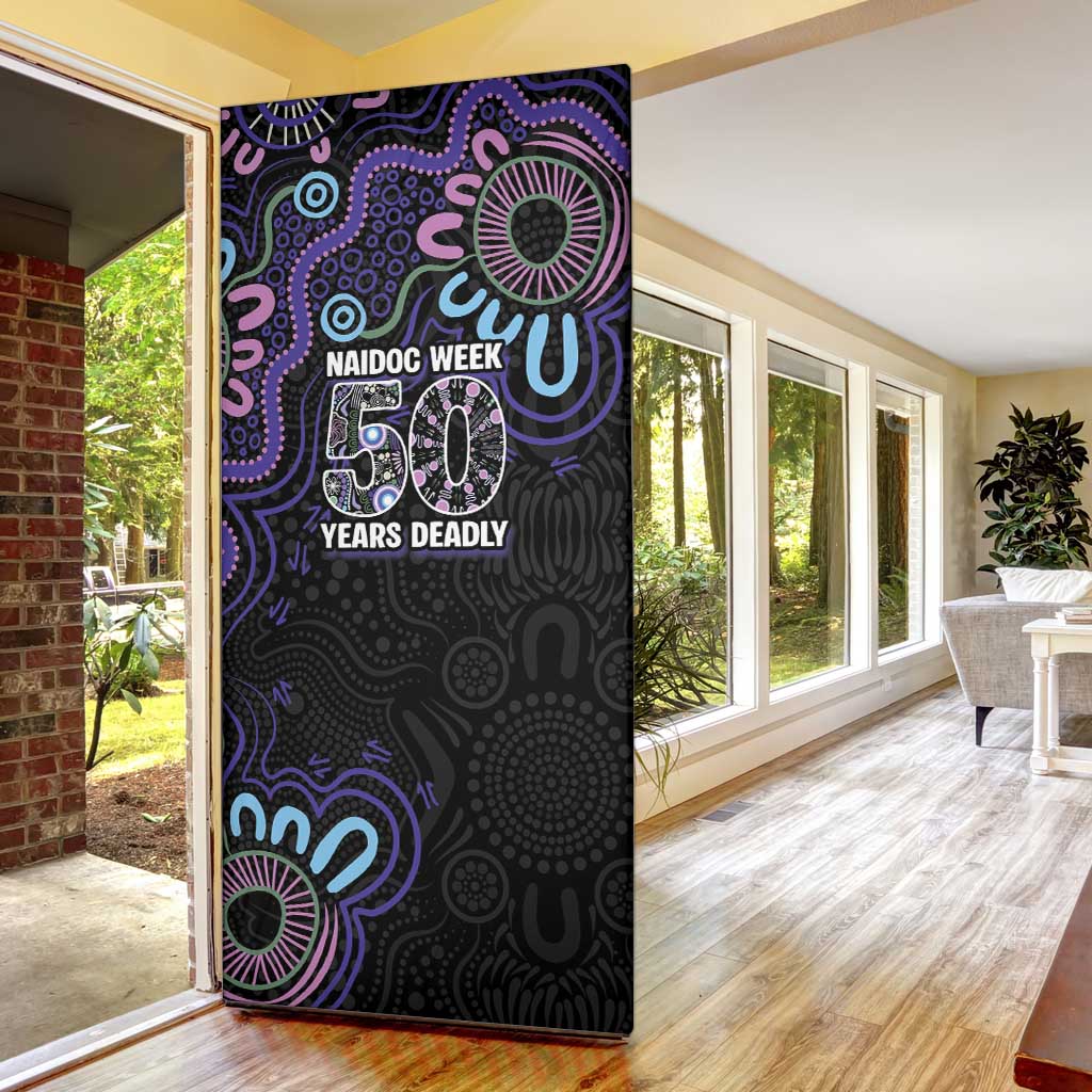 First Nations Darts NAIDOC 2026 Door Cover Aboriginal Dot Art