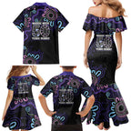 First Nations Darts NAIDOC 2026 Family Matching Mermaid Dress and Hawaiian Shirt Aboriginal Dot Art