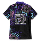 First Nations Darts NAIDOC 2026 Family Matching Off Shoulder Maxi Dress and Hawaiian Shirt Aboriginal Dot Art