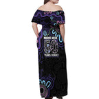 First Nations Darts NAIDOC 2026 Family Matching Off Shoulder Maxi Dress and Hawaiian Shirt Aboriginal Dot Art