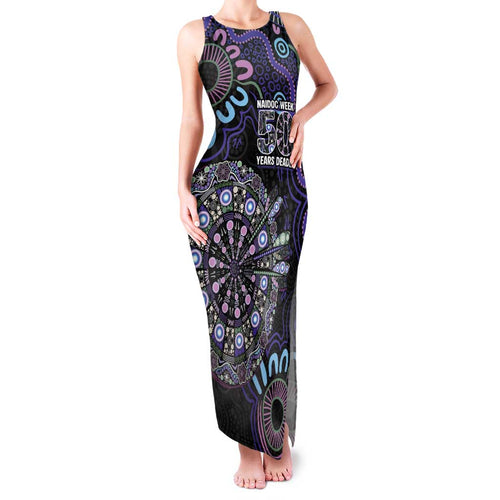 First Nations Darts NAIDOC 2026 Family Matching Tank Maxi Dress and Hawaiian Shirt Aboriginal Dot Art