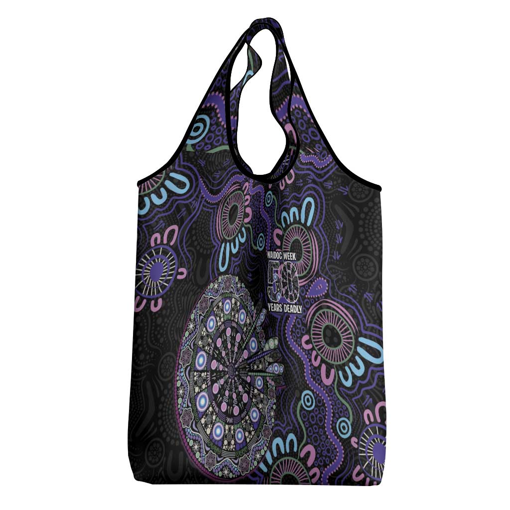 First Nations Darts NAIDOC 2026 Grocery Bag Aboriginal Dot Art