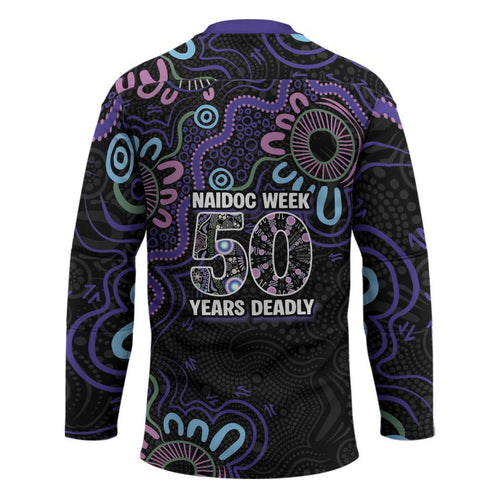 First Nations Darts NAIDOC 2026 Hockey Jersey Aboriginal Dot Art