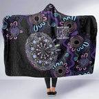 First Nations Darts NAIDOC 2026 Hooded Blanket Aboriginal Dot Art