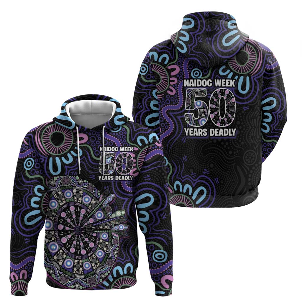 First Nations Darts NAIDOC 2026 Hoodie Aboriginal Dot Art