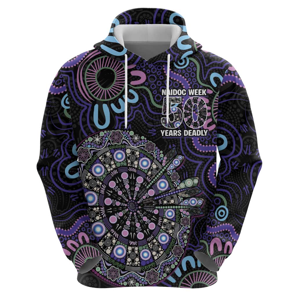 First Nations Darts NAIDOC 2026 Hoodie Aboriginal Dot Art