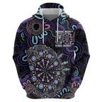 First Nations Darts NAIDOC 2026 Hoodie Aboriginal Dot Art