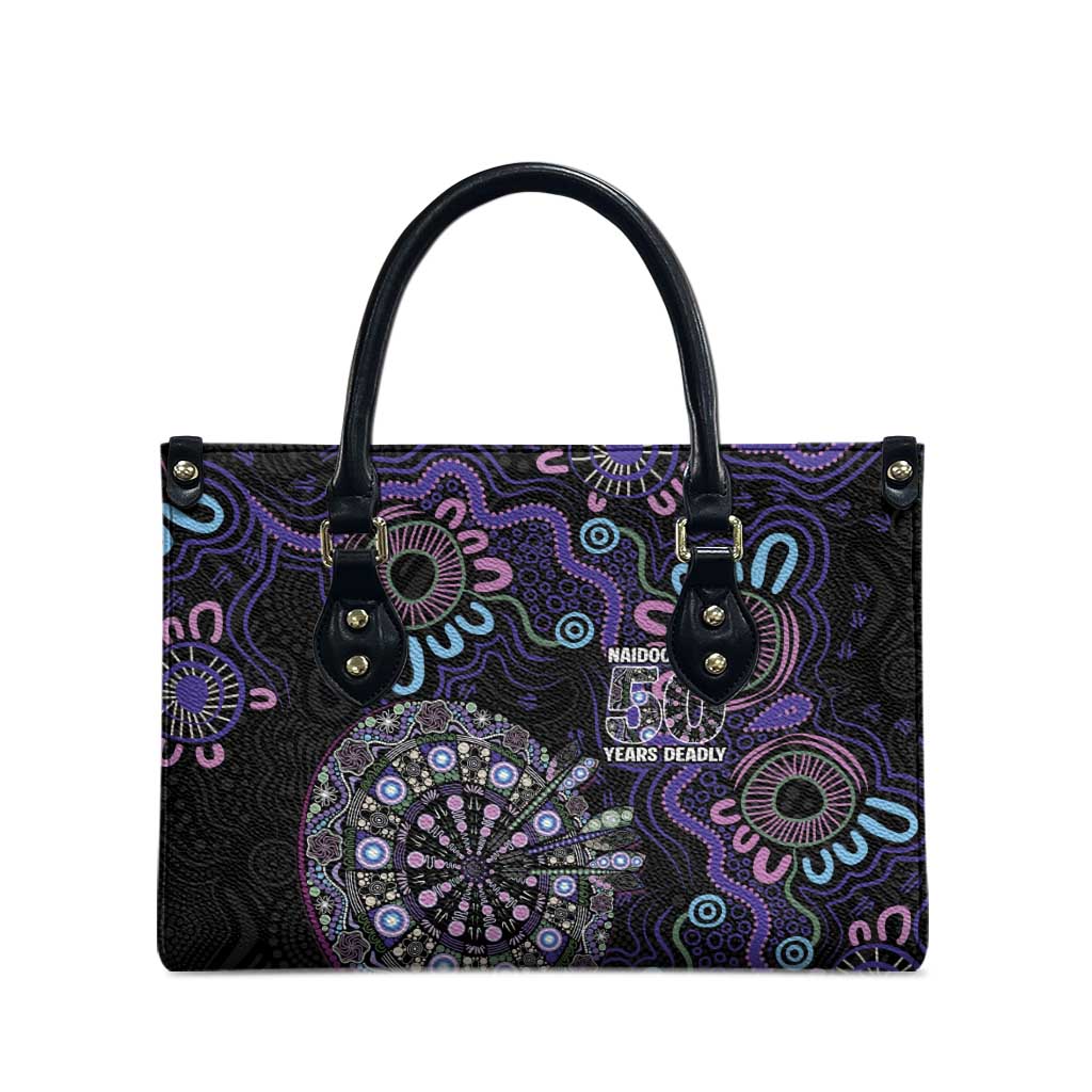 First Nations Darts NAIDOC 2026 Leather Bag Aboriginal Dot Art