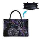 First Nations Darts NAIDOC 2026 Leather Bag Aboriginal Dot Art