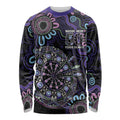 First Nations Darts NAIDOC 2026 Long Sleeve Shirt Aboriginal Dot Art