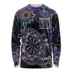 First Nations Darts NAIDOC 2026 Long Sleeve Shirt Aboriginal Dot Art
