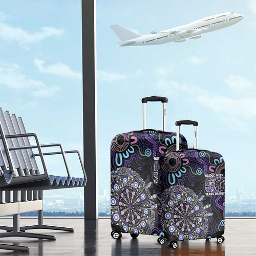First Nations Darts NAIDOC 2026 Luggage Cover Aboriginal Dot Art