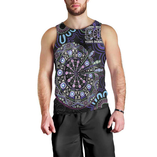 First Nations Darts NAIDOC 2026 Men Tank Top Aboriginal Dot Art
