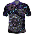 First Nations Darts NAIDOC 2026 Polo Shirt Aboriginal Dot Art