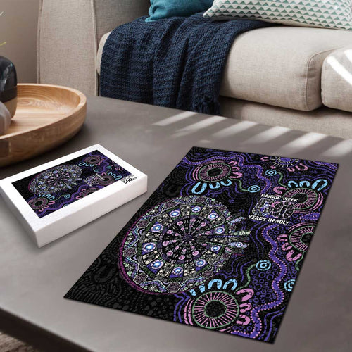 First Nations Darts NAIDOC 2026 Puzzle Aboriginal Dot Art