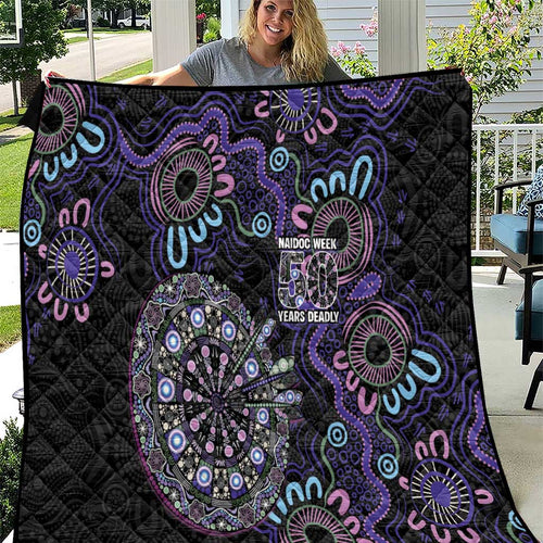 First Nations Darts NAIDOC 2026 Quilt Aboriginal Dot Art