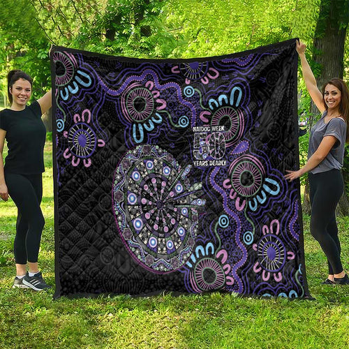 First Nations Darts NAIDOC 2026 Quilt Aboriginal Dot Art