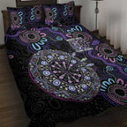 First Nations Darts NAIDOC 2026 Quilt Bed Set Aboriginal Dot Art