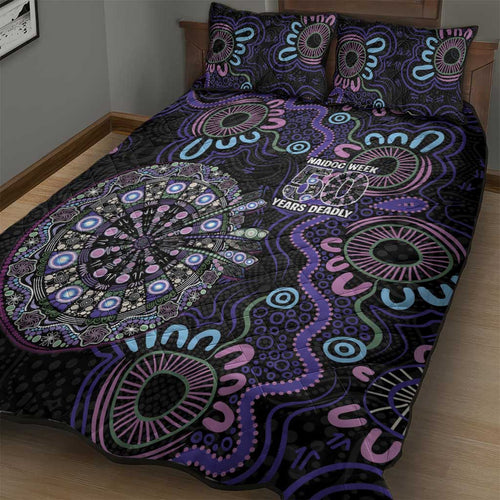 First Nations Darts NAIDOC 2026 Quilt Bed Set Aboriginal Dot Art