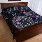 First Nations Darts NAIDOC 2026 Quilt Bed Set Aboriginal Dot Art