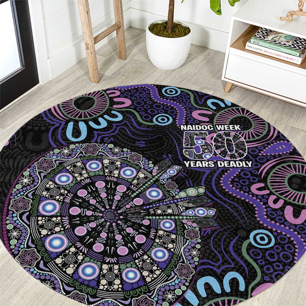 First Nations Darts NAIDOC 2026 Round Carpet Aboriginal Dot Art