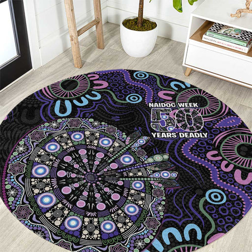 First Nations Darts NAIDOC 2026 Round Carpet Aboriginal Dot Art
