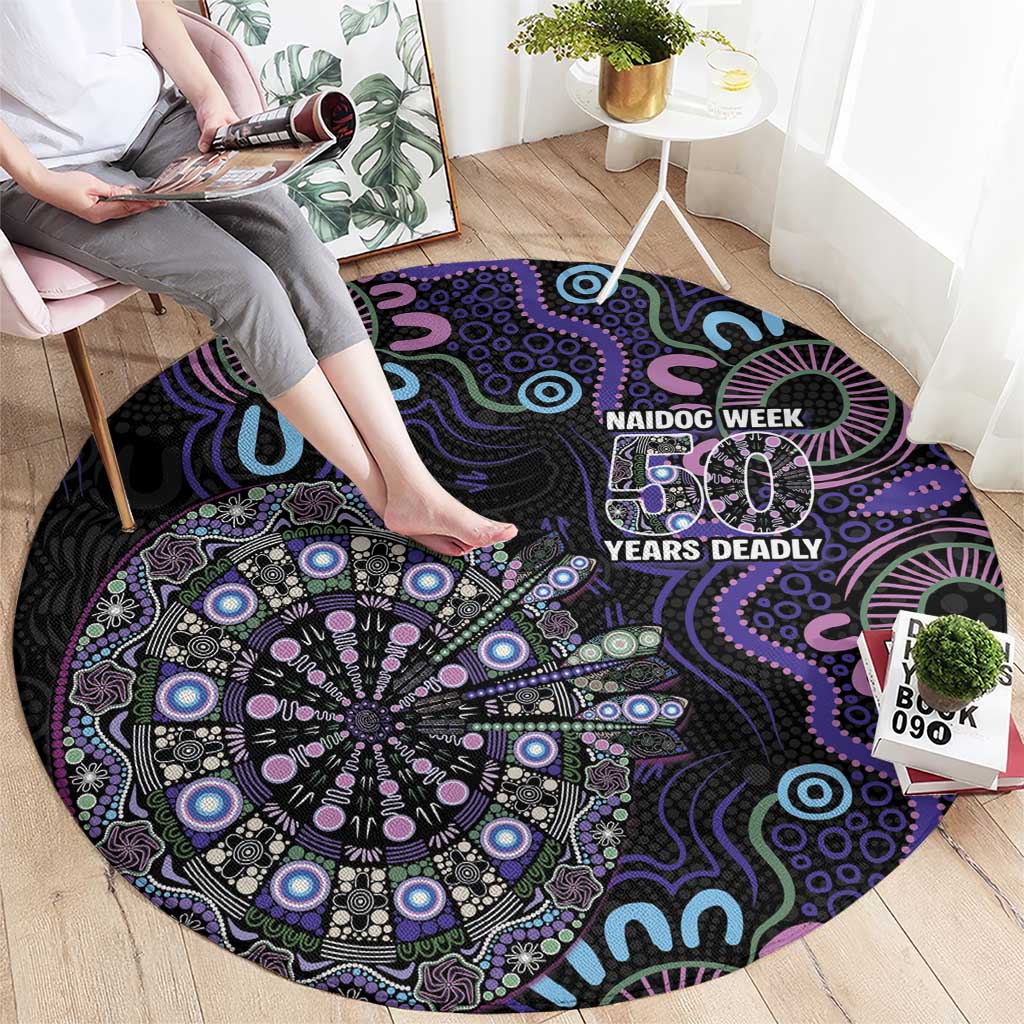 First Nations Darts NAIDOC 2026 Round Carpet Aboriginal Dot Art