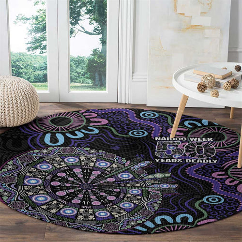 First Nations Darts NAIDOC 2026 Round Carpet Aboriginal Dot Art