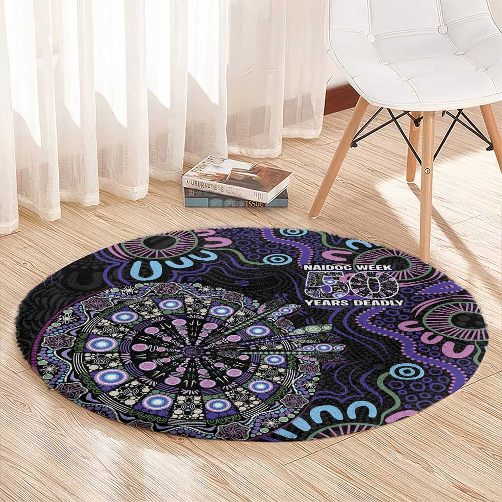 First Nations Darts NAIDOC 2026 Round Carpet Aboriginal Dot Art