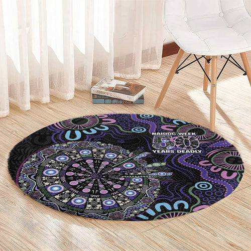 First Nations Darts NAIDOC 2026 Round Carpet Aboriginal Dot Art
