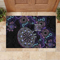 First Nations Darts NAIDOC 2026 Rubber Doormat Aboriginal Dot Art