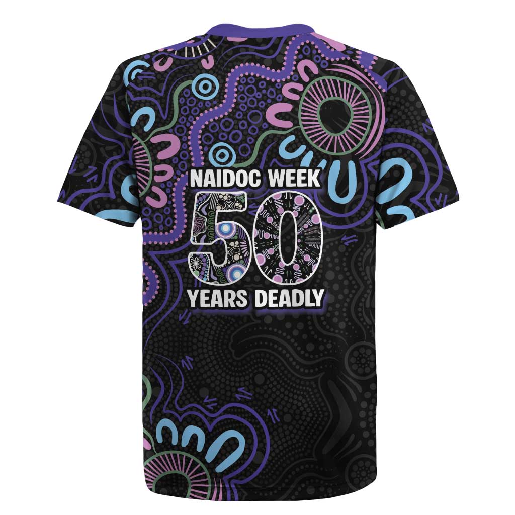 First Nations Darts NAIDOC 2026 Rugby Jersey Aboriginal Dot Art