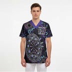 First Nations Darts NAIDOC 2026 Scrub Top Aboriginal Dot Art