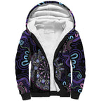 First Nations Darts NAIDOC 2026 Sherpa Hoodie Aboriginal Dot Art
