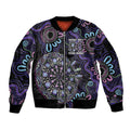First Nations Darts NAIDOC 2026 Sleeve Zip Bomber Jacket Aboriginal Dot Art
