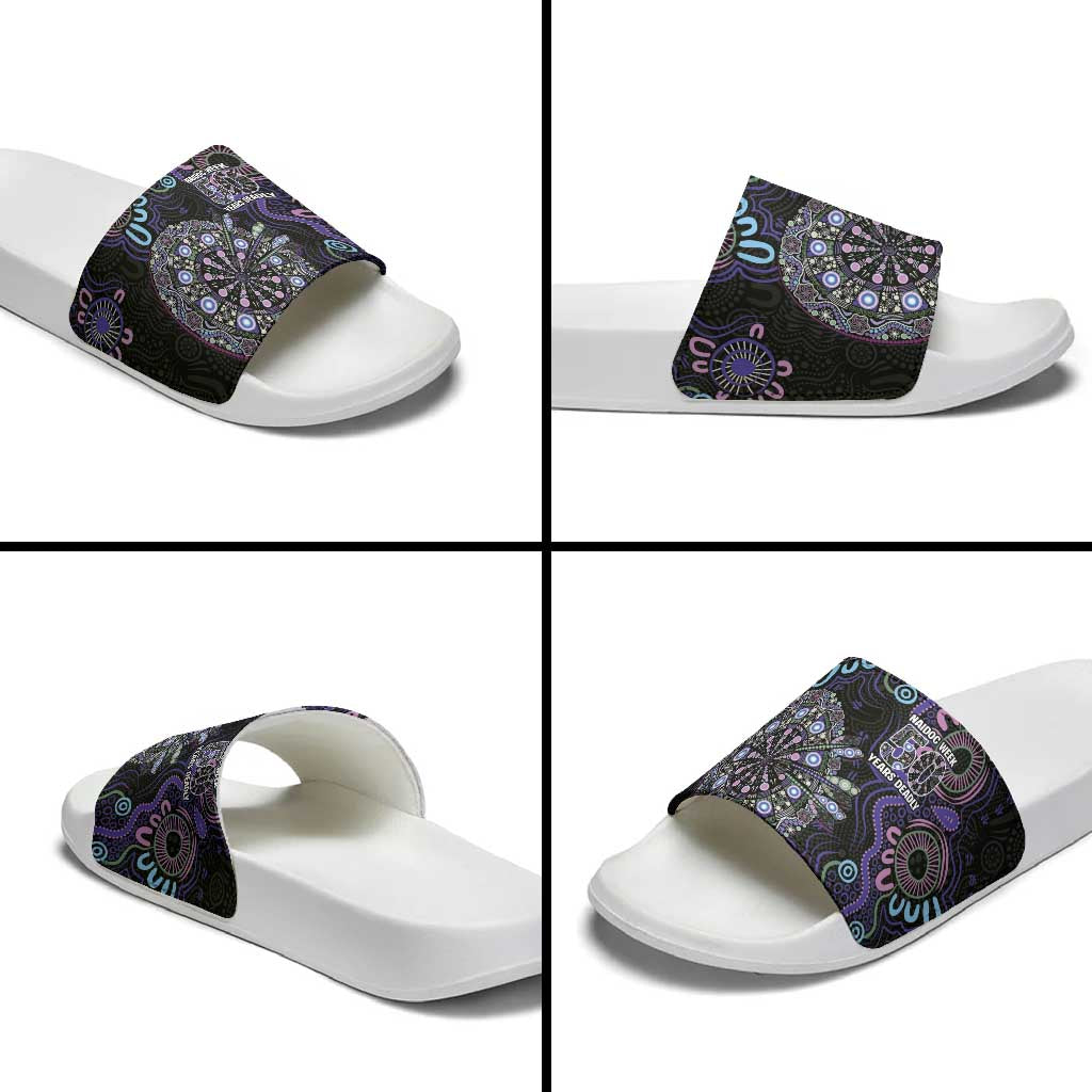 First Nations Darts NAIDOC 2026 Slide Sandals Aboriginal Dot Art