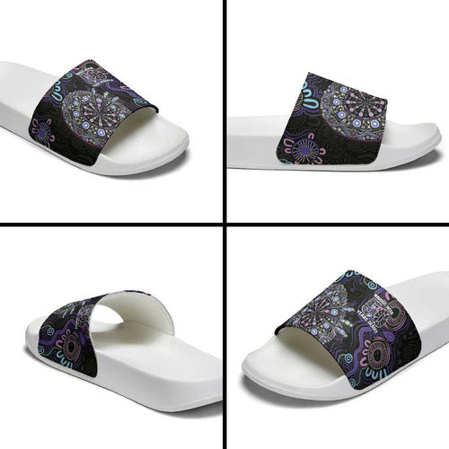 First Nations Darts NAIDOC 2026 Slide Sandals Aboriginal Dot Art