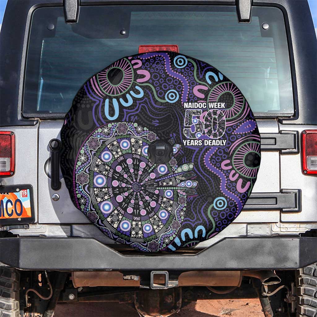 First Nations Darts NAIDOC 2026 Spare Tire Cover Aboriginal Dot Art
