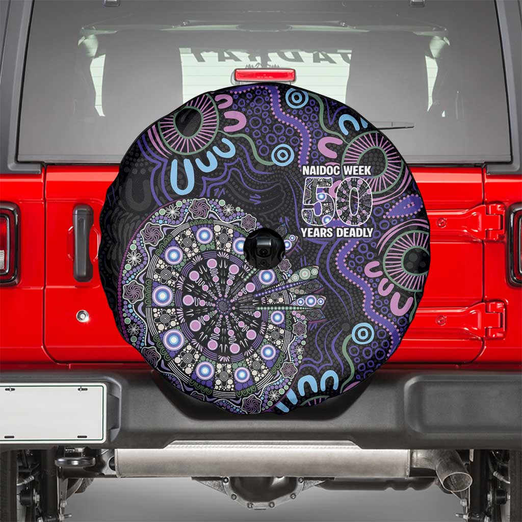 First Nations Darts NAIDOC 2026 Spare Tire Cover Aboriginal Dot Art