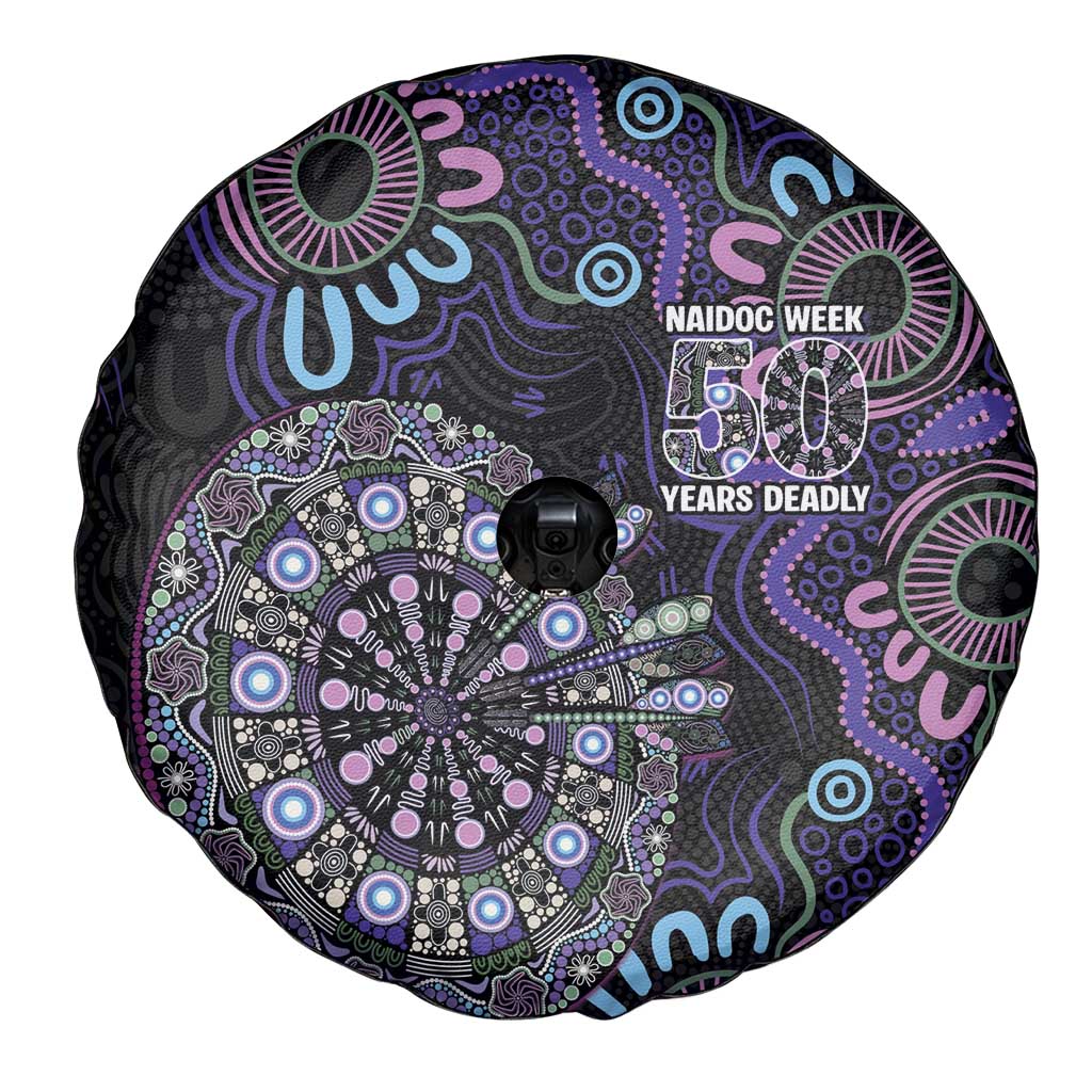 First Nations Darts NAIDOC 2026 Spare Tire Cover Aboriginal Dot Art