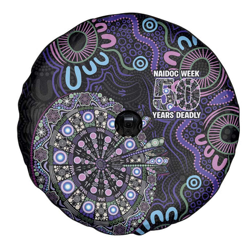 First Nations Darts NAIDOC 2026 Spare Tire Cover Aboriginal Dot Art