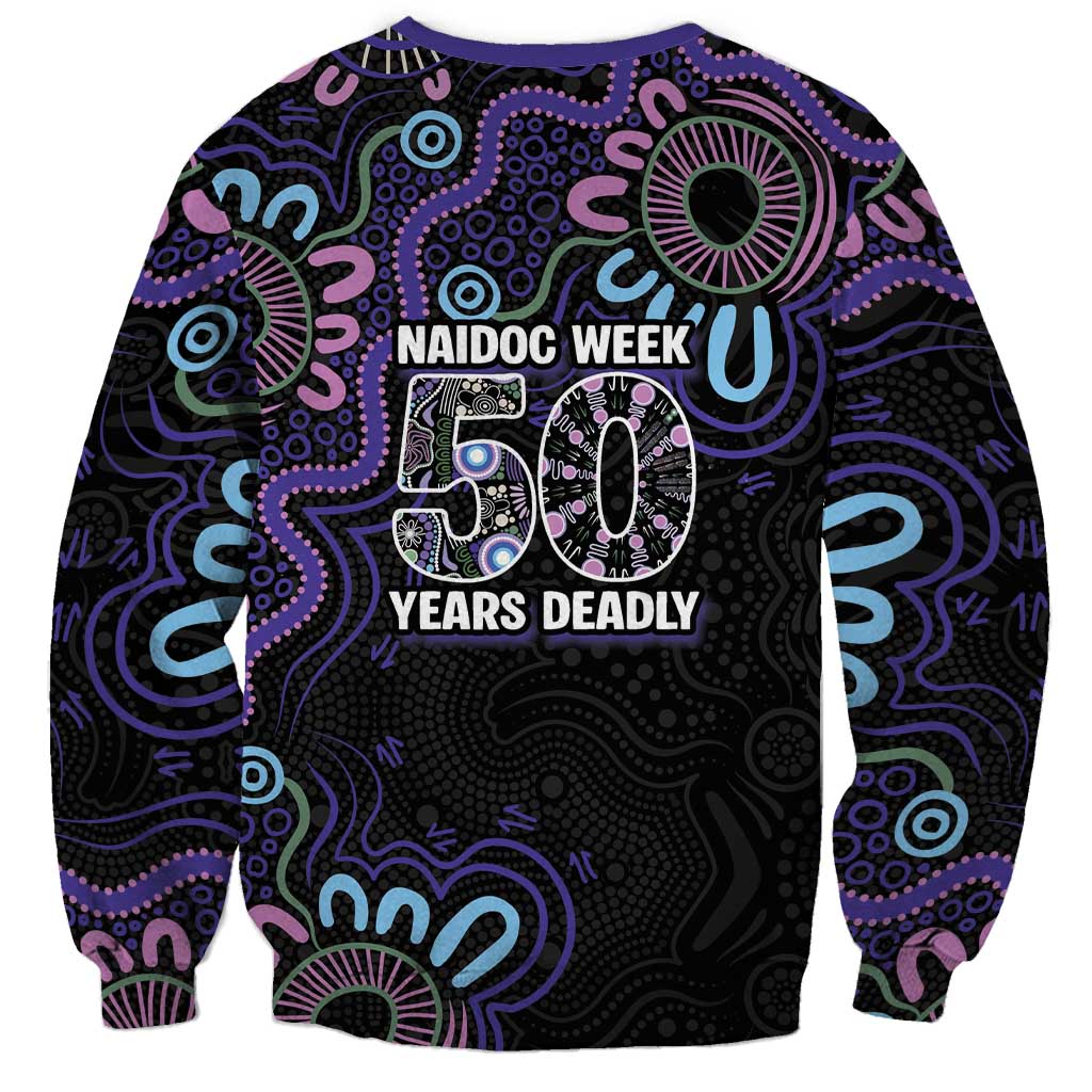 First Nations Darts NAIDOC 2026 Sweatshirt Aboriginal Dot Art