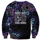 First Nations Darts NAIDOC 2026 Sweatshirt Aboriginal Dot Art