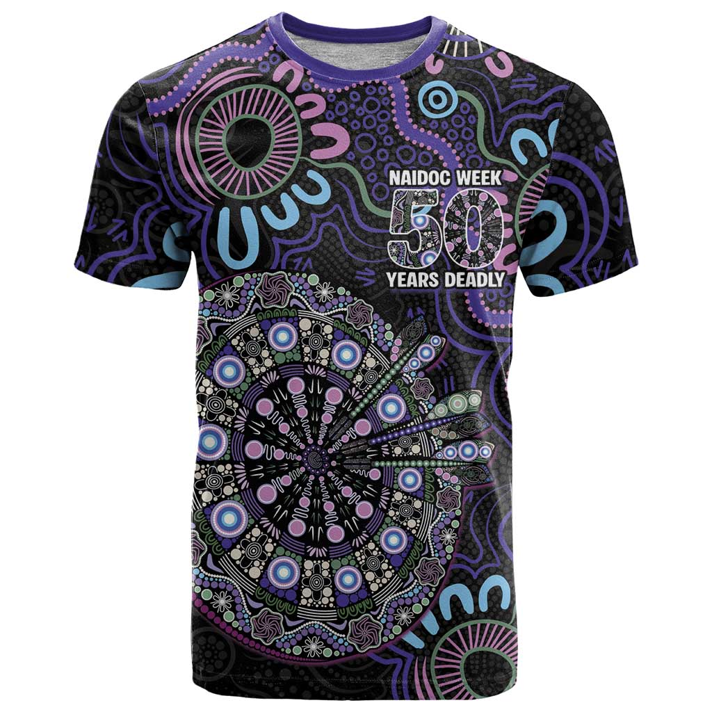 First Nations Darts NAIDOC 2026 T Shirt Aboriginal Dot Art
