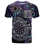 First Nations Darts NAIDOC 2026 T Shirt Aboriginal Dot Art