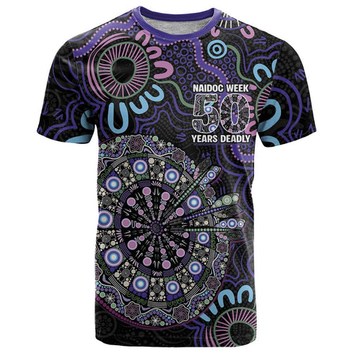 First Nations Darts NAIDOC 2026 T Shirt Aboriginal Dot Art