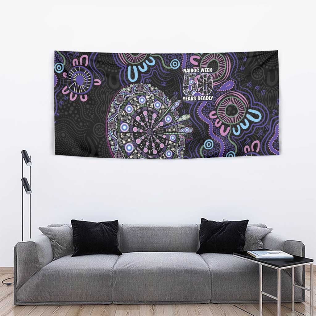 First Nations Darts NAIDOC 2026 Tapestry Aboriginal Dot Art